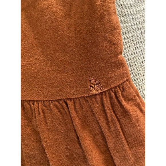 MADEWELL XS Flannel Button-Placket Tiered Mini Dress ND158 - Picture 4 of 4